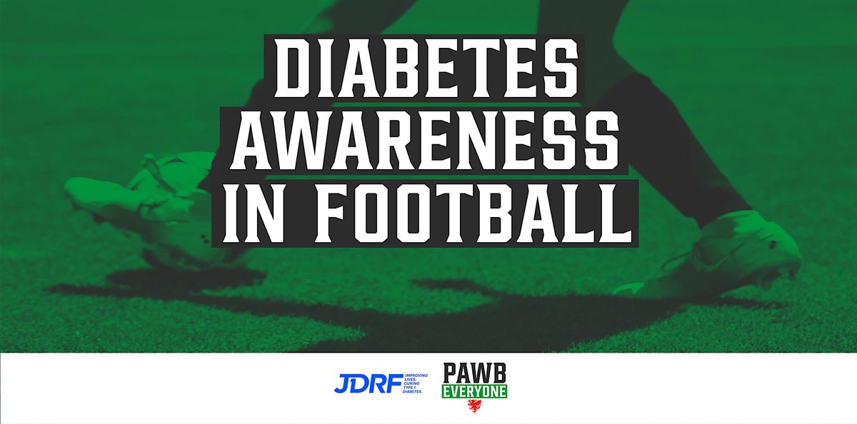 ⚽ The <a href="/FAWales/">FA WALES</a> is hosting a webinar to give insight into the personal journeys and science behind people living with Diabetes in the football community, including contributions from JDRF's <a href="/chrisbrighty1/">Chris Bright</a>. Register here today: pawb.cymru/events/event/4… #Type1Diabetes #GBDoc