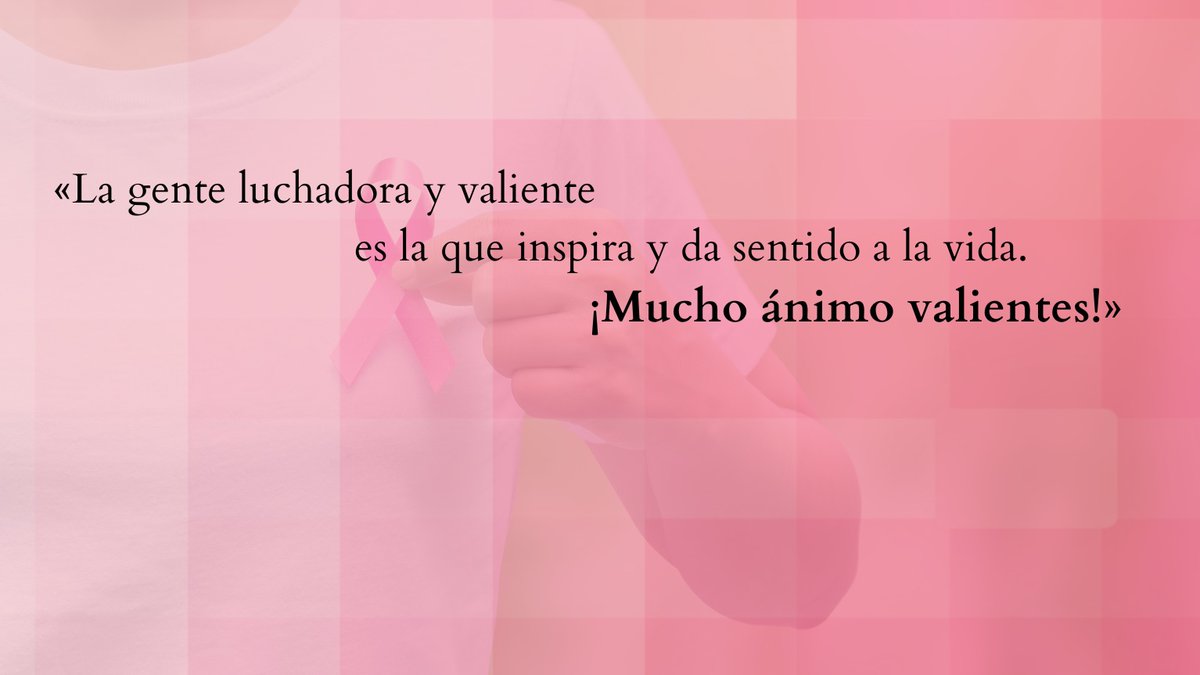 EligeMexico_'s tweet photo. Hoy es el Día Mundial contra el Cáncer de Mama. Este día tiene el objetivo de concientizar y promover el acceso de las mujeres a controles, diagnósticos y tratamientos oportunos y efectivos. 

Elige escuchar y apoyar a las mujeres que padecen o han padecido este mal.

#19Octubre https://t.co/USMvdDrYBh