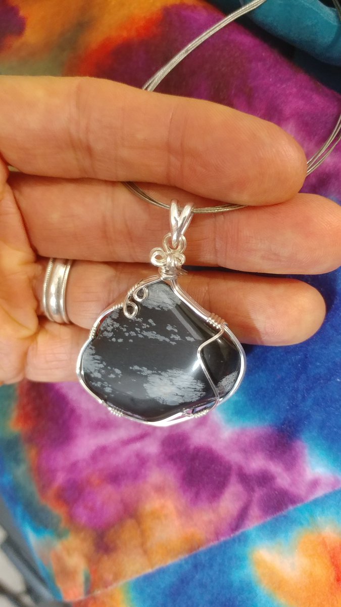 crystalmoon1ba's tweet photo. For Sale:
#SnowflakeObsidian #SterlingSilver #Wirewrapped #3rdEyeChakra #BaseChakra #ReikiHealing #HandmadeJewelry #Pendant
Shields against negativity
@eBay
https://t.co/jw3Fk9OLHi
Video:
https://t.co/Mq7T5wPK0Y
#Metaphysical:
https://t.co/Wc6JoT50Au
#Obsidian #Grounding
RT https://t.co/UiBX1Ep4v3