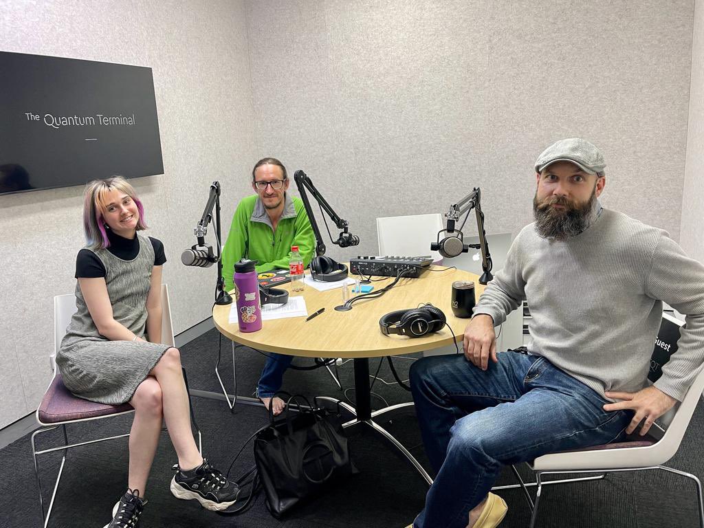 Peter Rohde (@drpeterrohde) on Twitter photo First episode of the Terminally Quantum podcast with Alexandra Dickie and Peter Turner.
open.spotify.com/episode/4hxpyT…
podcasts.apple.com/au/podcast/ter…
<a href="/TerminalQuantum/">The Quantum Terminal</a> <a href="/SydneyQuantum/">Sydney Quantum Academy</a> First episode of the Terminally Quantum podcast with Alexandra Dickie and Peter Turner.
open.spotify.com/episode/4hxpyT…
podcasts.apple.com/au/podcast/ter…
<a href="/TerminalQuantum/">The Quantum Terminal</a> <a href="/SydneyQuantum/">Sydney Quantum Academy</a>