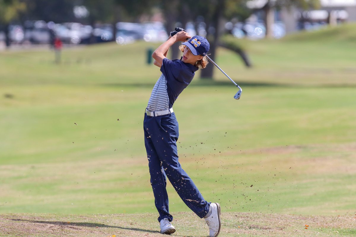 manestreamnews's tweet image. Photo of the Week: During the golf meet at Indian Creek, freshman JD Taylor follows through on a swing down the fairway. Photo by Sydney Allan.