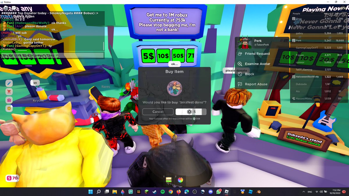 This Player Scammed Me : His Name : TakenPerk