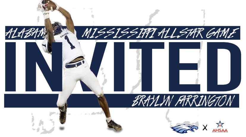 Calera_Football's tweet photo. Work in silence and let your game do the talking! Congrats to our own @braylynFarring1 for being selected to play in the Alabama vs Mississippi All Star Game! #earned #WhateverItTakes #EmptyTheTanks https://t.co/C4c1CBxE5U