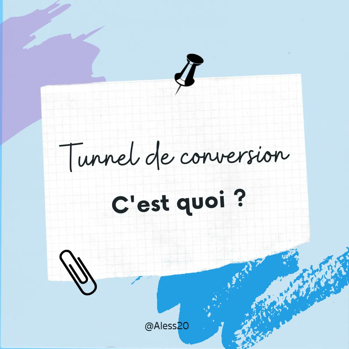 alesstwenty's tweet photo. ❓  C'est une xpression qui regroupe les différentes étapes du parcours d’achat d’un client ou du chemin suivi par un internaute avant de réaliser une action.
📊  Son analyse permet de mesurer, comprendre et améliorer le taux de conversion. 

#marketingclient #Entrepreneur https://t.co/Nce1lRrGLw