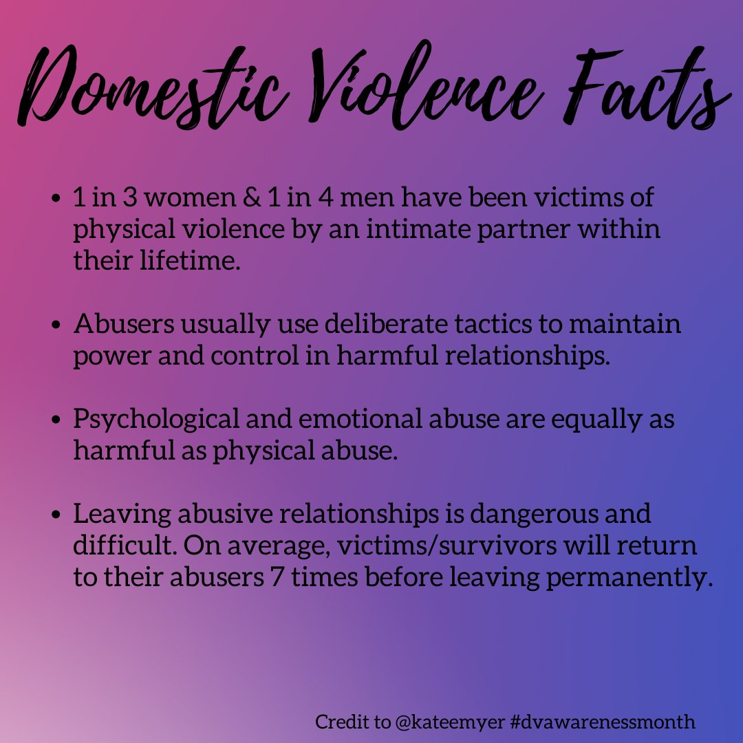 Did you know that October is Domestic Violence Awareness Month? Wear purple with us tomorrow to raise awareness. 💜 💜 #okstate1is2many #purplethursday #okstatetulsa