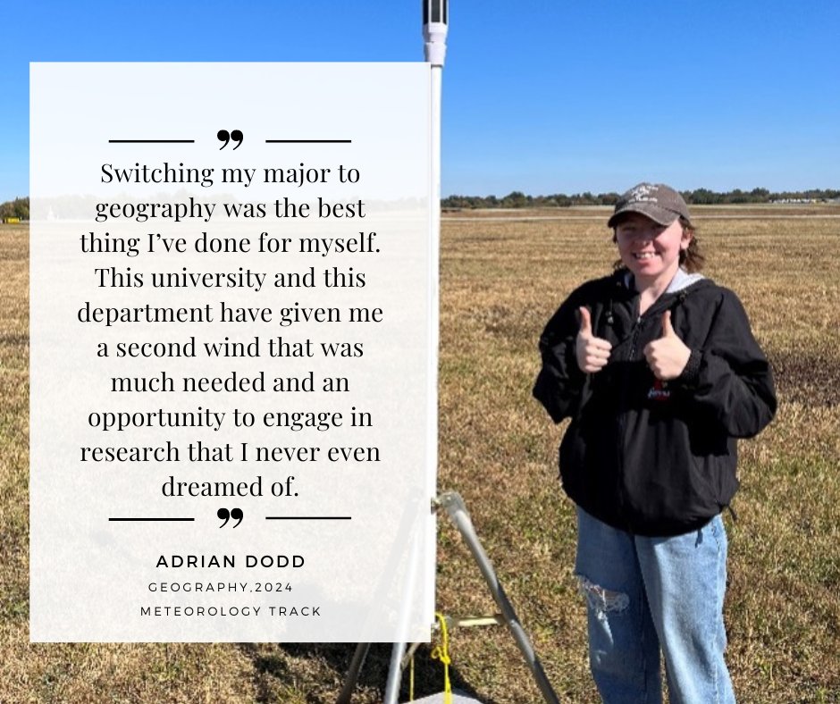 The clock is ticking everyone! #RaiseSomeL to support @UofLGeo and students like Adrian Dodd, class of 24 in #Meteorology, who found a passion for weather in @ScottGunter19's class and hasn't looked back. Donate at: louisville.scalefunder.com/amb/GEOG-ENVS