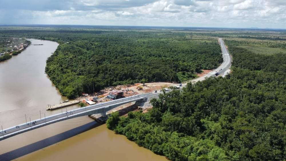 "Patria, Paz, Estabilidad, Seguridad y Creación de Porvenir, Vamos Adelante !" 

➡️Nuevo Puente Wawa, Costa Caribe Norte 

#Nicaragua 
#UnidosEnVictorias