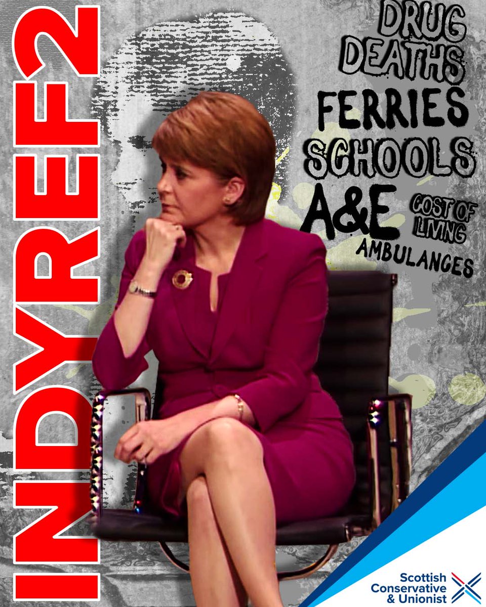 ScotTories's tweet photo. Nicola Sturgeon's eye is off the ball again.

Preparing for an independence referendum next year is a dangerous distraction from the real challenges Scotland faces. https://t.co/W5XgxdUFT6