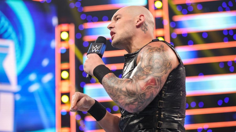 TheWrestleViews's tweet image. Since Baron Corbin debuted in WWE in 2014, only Drew McIntyre has kicked out of the End of Days.

I like how his finisher has been protected over the years