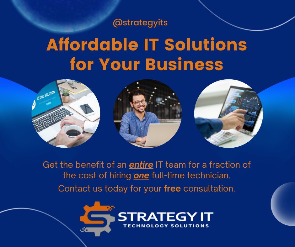 What are you waiting for? Contact us today to see how our services could benefit your business! info@strategyits.com | 304-460-1050 | strategyits.com/contact
#strategyits #affordablesupport #techsolutions #techgurus