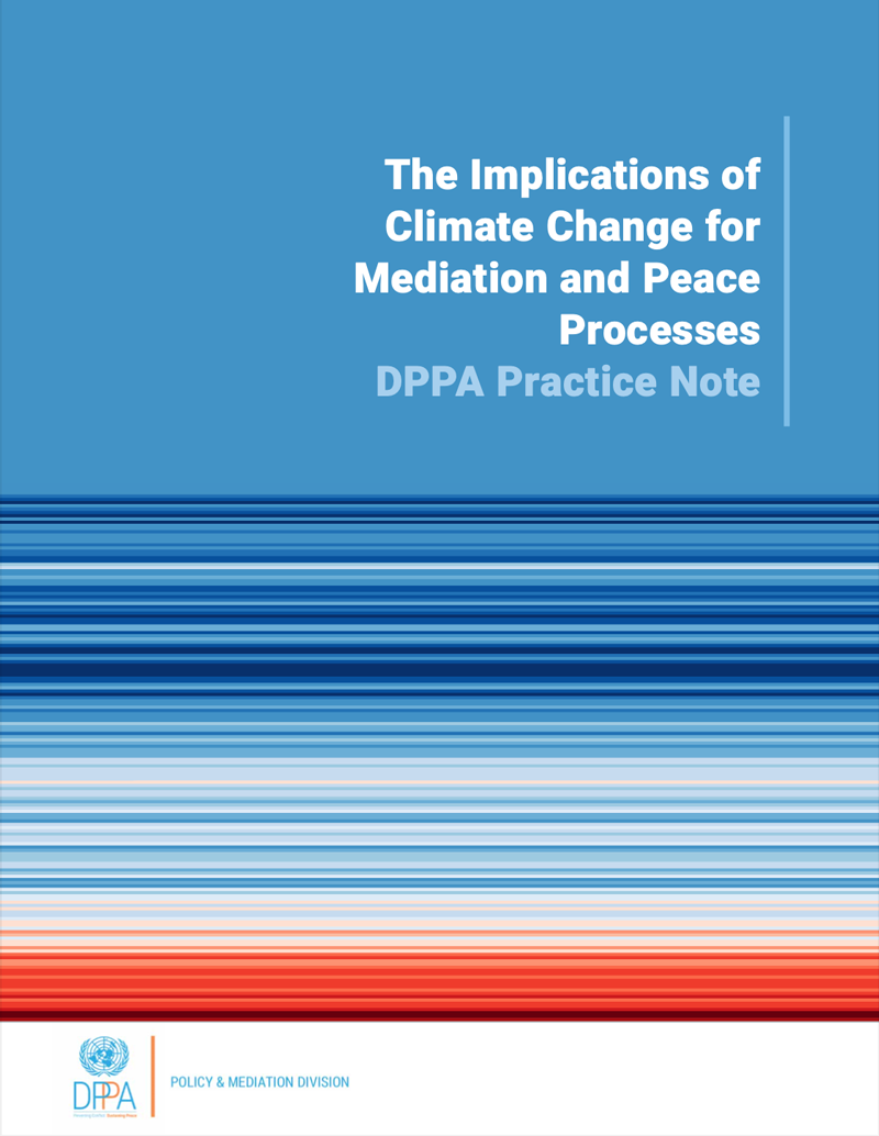 As the climate emergency accelerates, how can mediators integrate #climate considerations into #mediation &amp; peacemaking? 

In its new practice note, DPPA identifies steps to minimize risks and maximize opportunities for peacebuilding ➡️ peacemaker.un.org/resources/medi…

👇A thread🧵