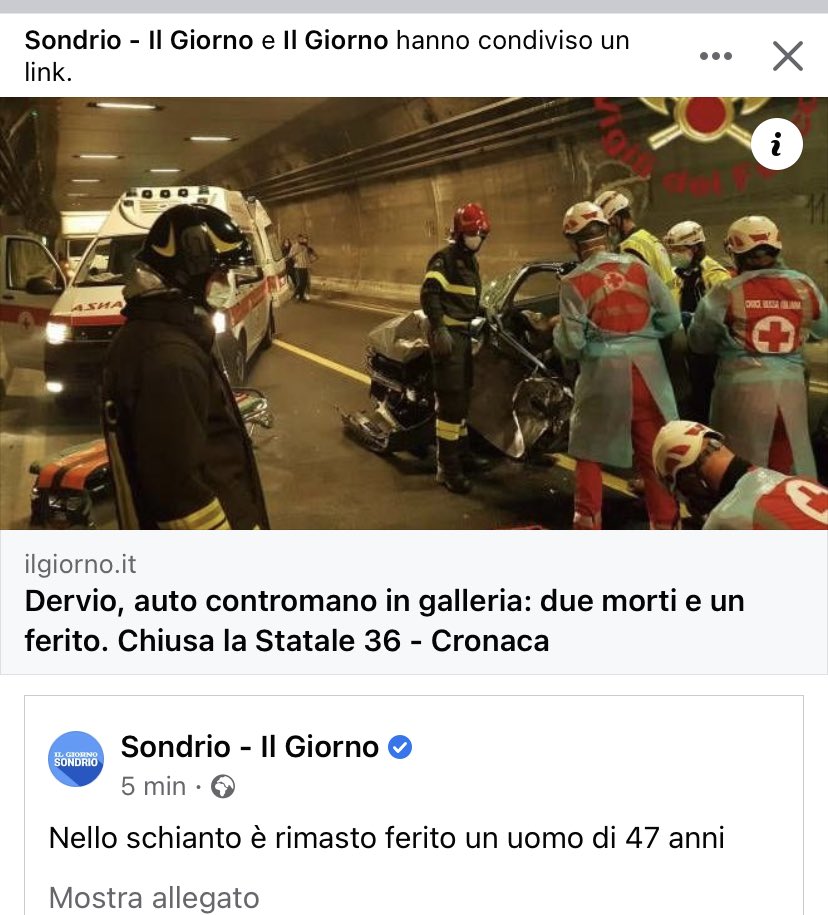 RiccardoRoversi's tweet photo. Ormai sulla #statale36 e sulla nuova #statale38 sta diventando un’abitudine.
Ogni settimana qualcuno percorre in contromano la #ss36 o la #sa38.
Come è possibile che un’#auto viaggi in contromano su strade con carreggiate ben distinte?!
#sicurezzastradale #Valtellina https://t.co/Nybb3lgLUH