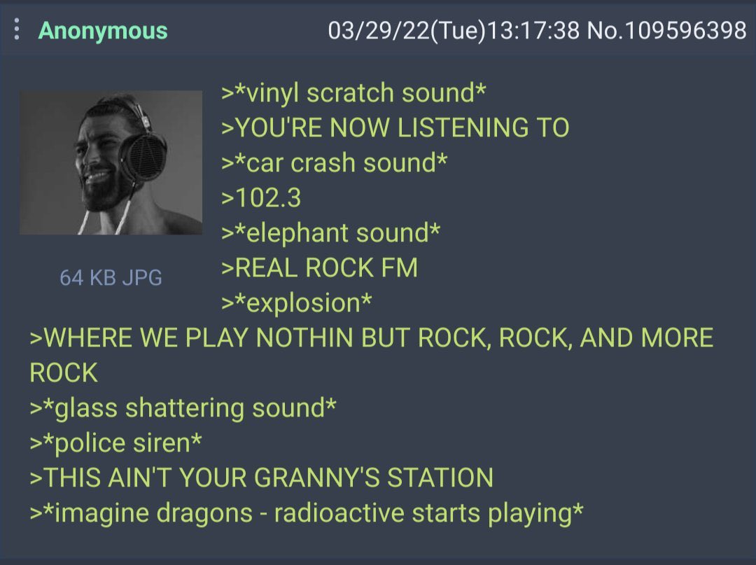 Greentext Poster tweet media