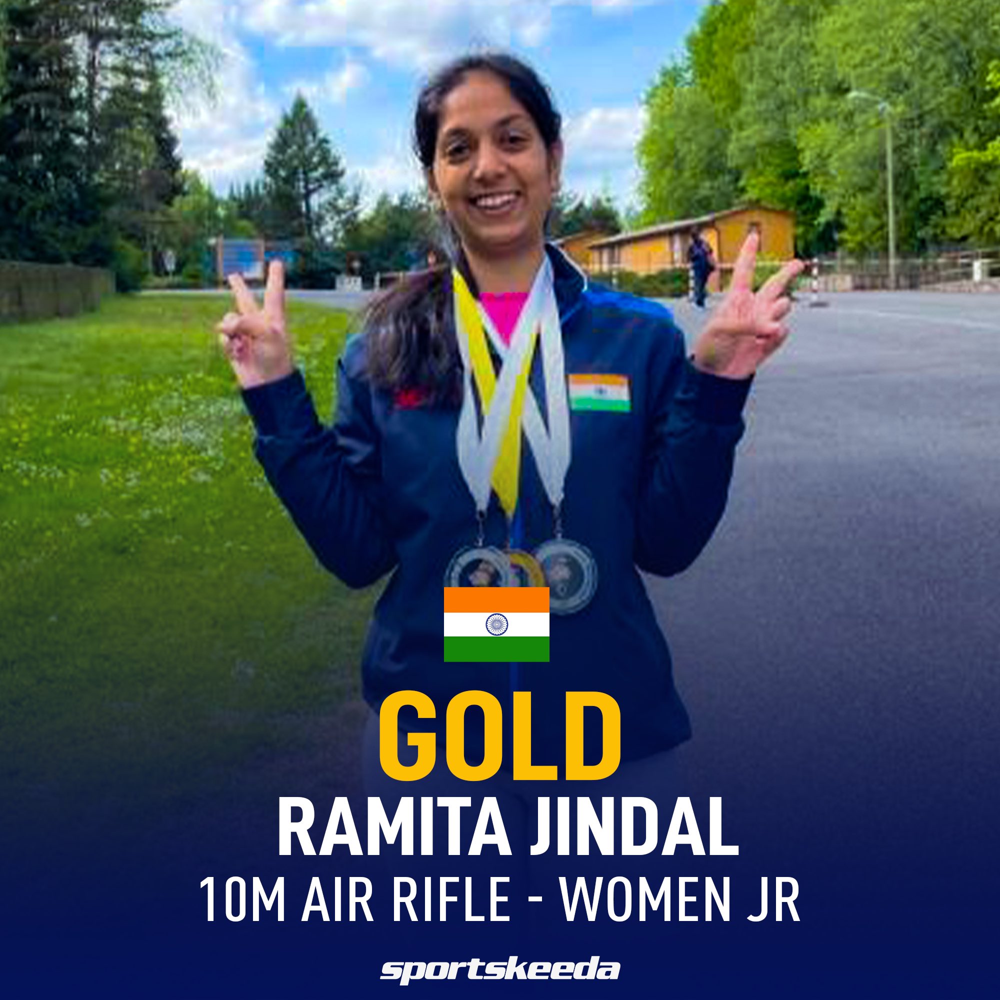 Sportskeeda on Twitter: "GOLD! 🥇 Ramita Jindal clinches the Gold Medal in  10m Air Rifle - Women Jr at the ISSF World Championships! 🤩🇮🇳 India's  Tilottama Sen won Bronze in the same