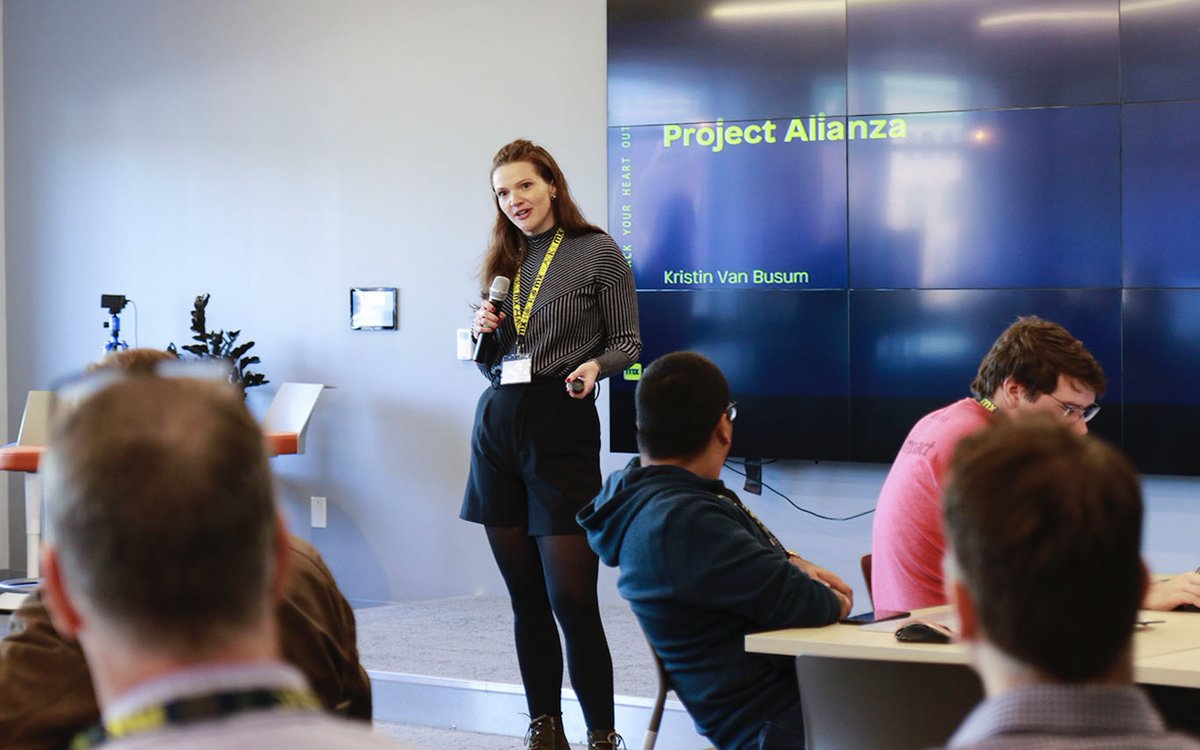 Mendix's tweet image. Introducing our #MxHacks winner, “Mendix Without Borders,” who built an #app for @ProjectAlianza! 🎉

Coming in first place for the Americas region, their solution connects organizers, educators, and students in remote Central America. Great work, team!
mendix.com/press/over-120…