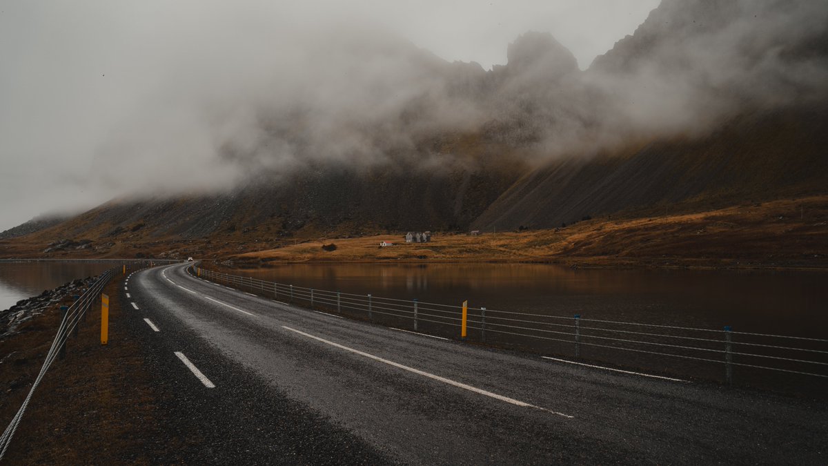 on the road, in iceland