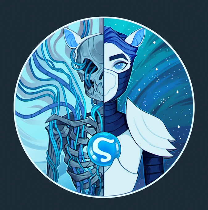 Art I made recently of Strategos SixA holographic sticker you can get when you back the campaign!:  #avasdemon 