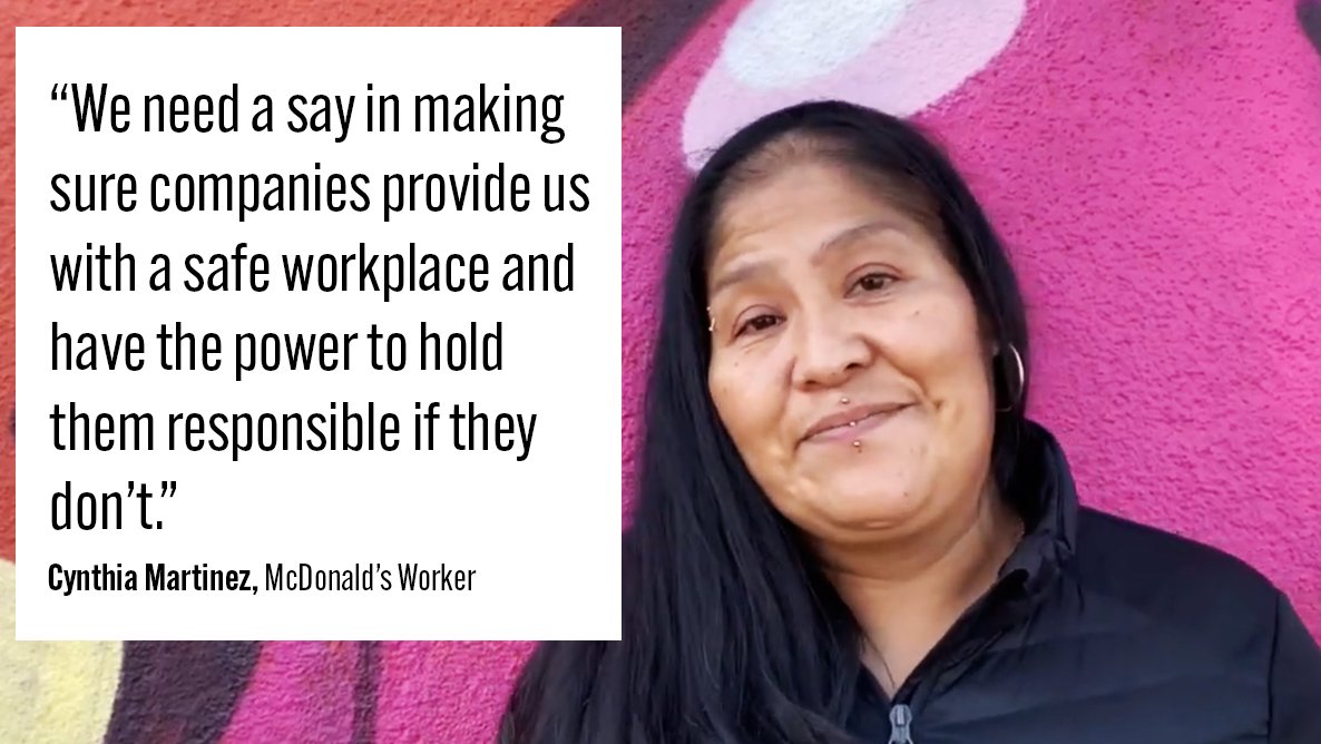 When we say #UnionsForAll, we mean every worker should have the right to unionize free from employer intimidation. This should be true for all working people, including fast-food workers! #FightFor15