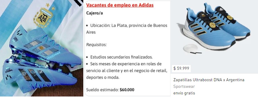 Mercado Tendero Cerebro Luciano Aguilar on Twitter: "La cajera del #Adidas Store pasa la zapatilla  por el lector y le devuelve un número que es igual a su sueldo: 60 lucas.  Lo mismo que cobran