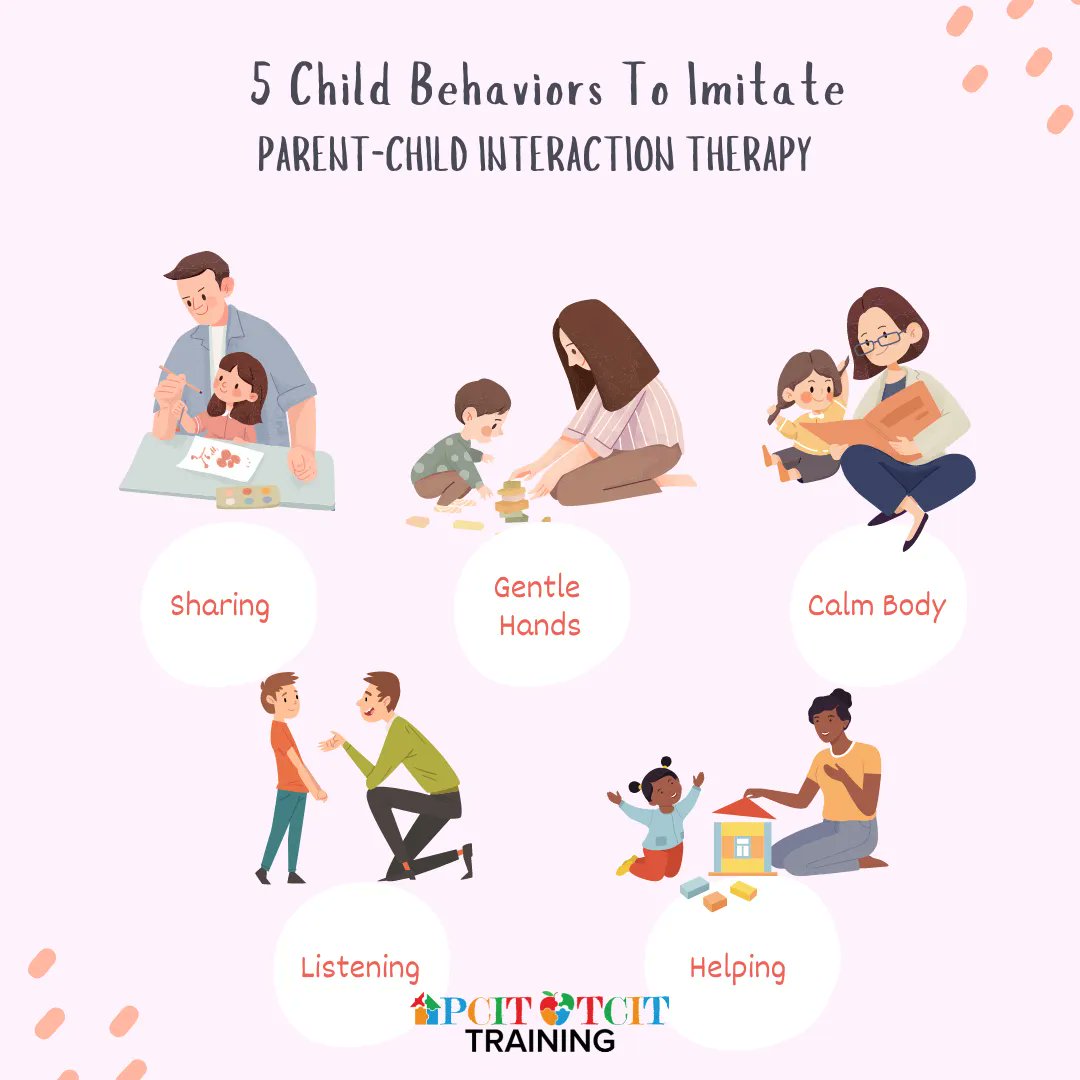 The third PRIDE skill in PCIT is the "I" which stands for Imitation.  Imitation is quite simply "doing what the child does." Imitation can be used throughout the day to reinforce positive behaviors the child is exhibiting. For more information visit:  parentchildinteractiontherapy.com