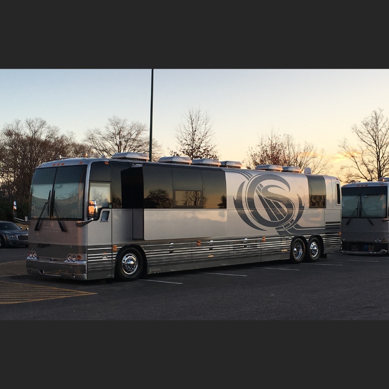 SenatorsCoach's tweet photo. Does this count as us doing the Electric Slide? #tour #bus #tourbus #roadie #roadielife #concert #concertindustry https://t.co/j3YQN3zvvV