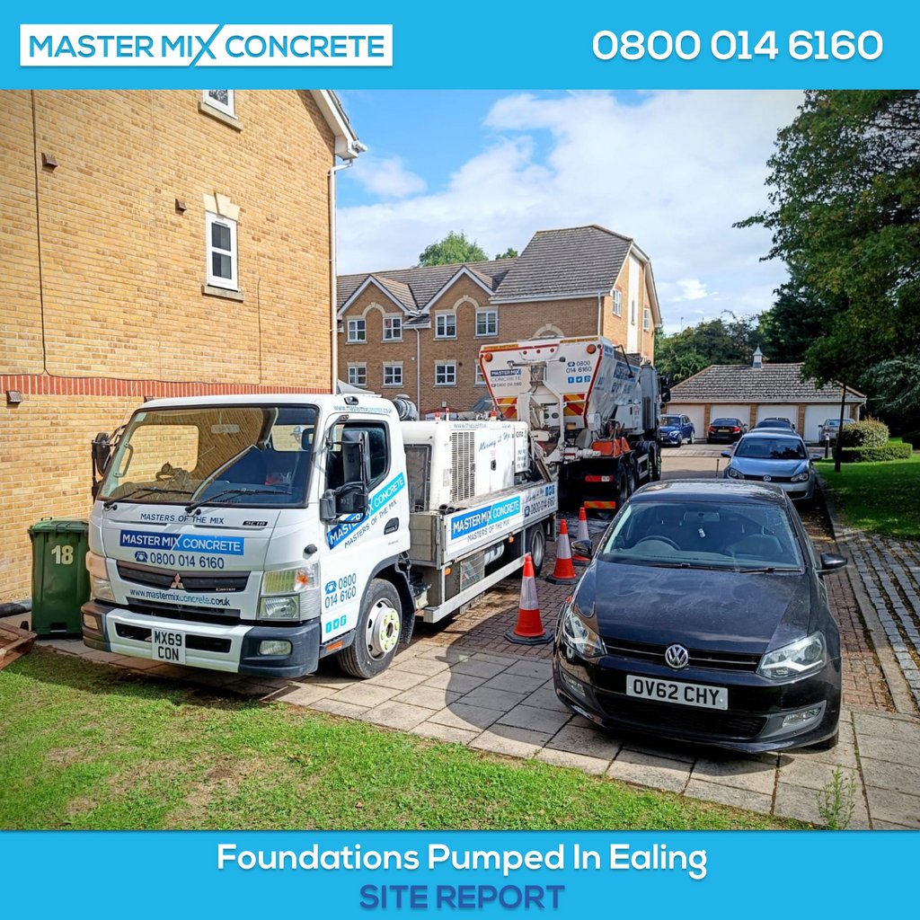 mstrmixconcrete's tweet photo. πΈ Convenient parking for a quick and clean pump setup for these domestic foundations in Ealing
#MastersOfTheMix #onthetools #construction #building #structure #concretepumping #concrete #constructionlondon #workbootson #tradetalk #renovation #engineering #contractor https://t.co/4ini91794f