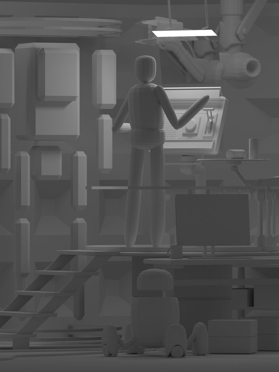 「本日の進捗〜blender仕立ての下絵を添えて〜」です。熱が冷めないうちに進めてくださいませ。 