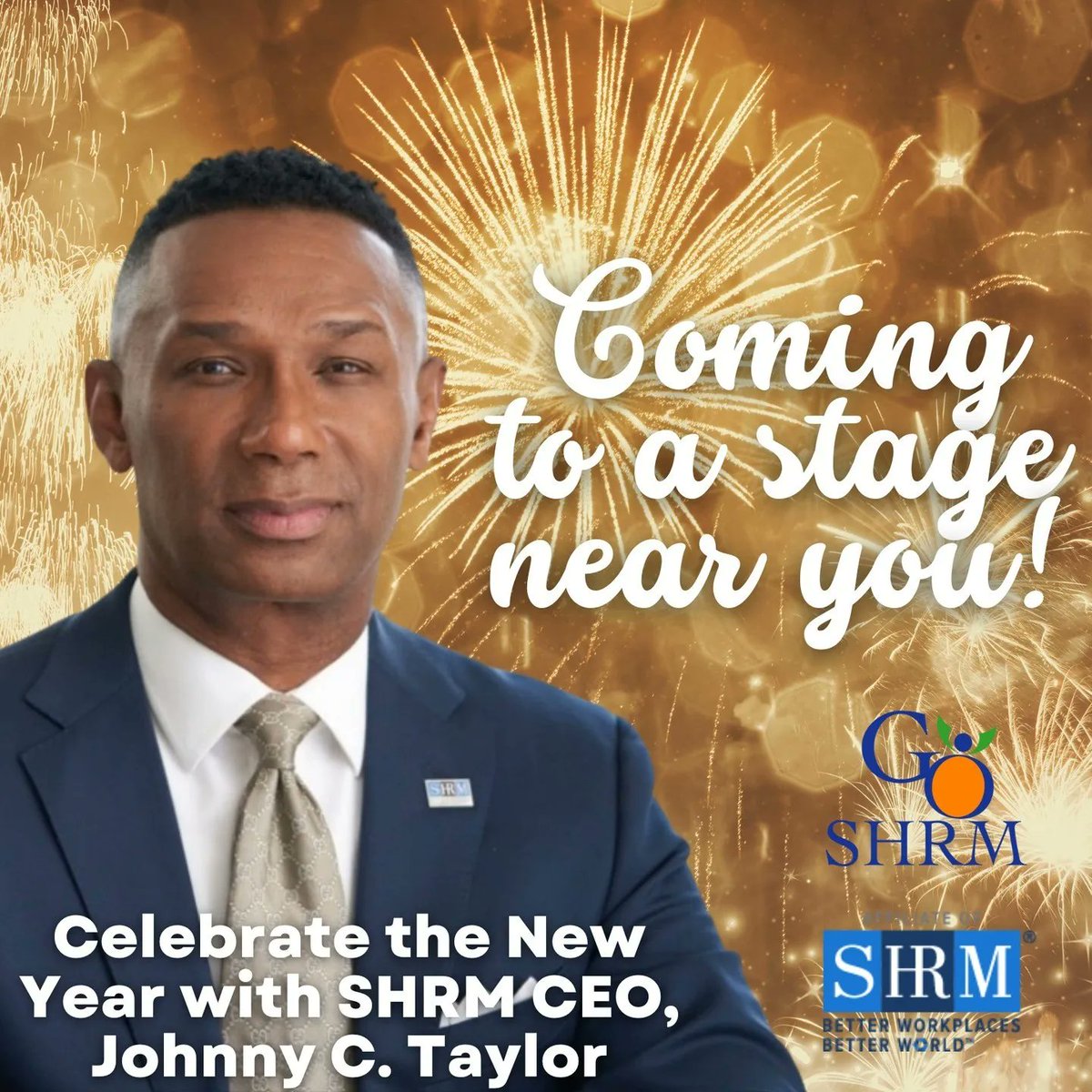 The best way to start the year is with the SHRM CEO himself! Johnny C. Taylor will be opening the 2023 year with GOSHRM. More details to come soon!

#Newyear #HR #HRFL#GOSHRM