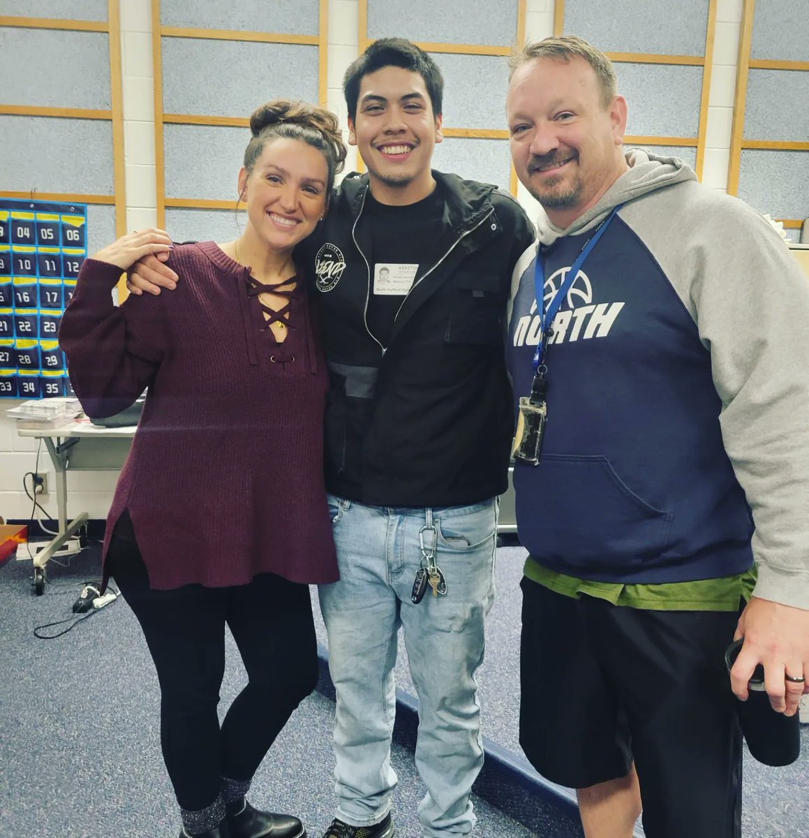 stillwell_ms's tweet photo. @NSHSNorthNation
& our #FCA gathering this morning: welcoming back an alum, c/o 2021 Ronald and hearing his moving delivery of #bornwithpurpose
where he referenced one of my favorites: #JohntheBaptist
💙🧡🤟🏽 https://t.co/qp2vOS4qnU