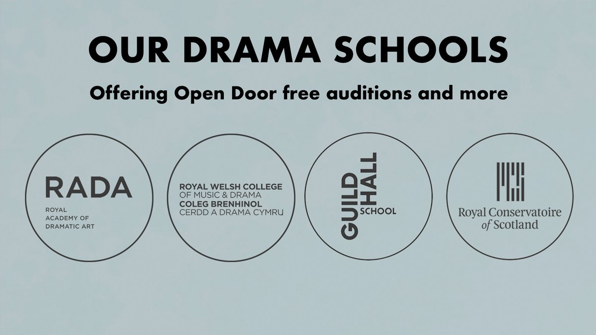 siobhan_cb's tweet photo. Drama schools, theatres and organisations Open Door work with 👇 https://t.co/xfec8OZ1dL