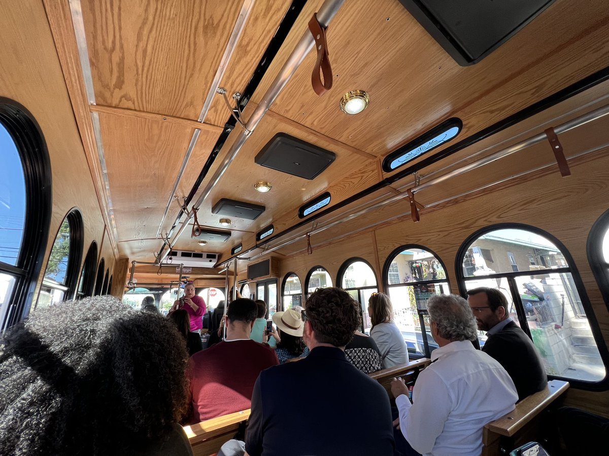 AsmPatODonnell's tweet photo. Thrilled to show off the San Pedro Waterfront Arts District to my #CALeg colleagues during their #CulturalDistrictTour arts tour! I was proud to vote for this year's #CABudget that included $30 million in funds to expand &amp; promote CA’s Cultural Districts. https://t.co/uAmMaXoZ9q https://t.co/qRfPJt2Psa