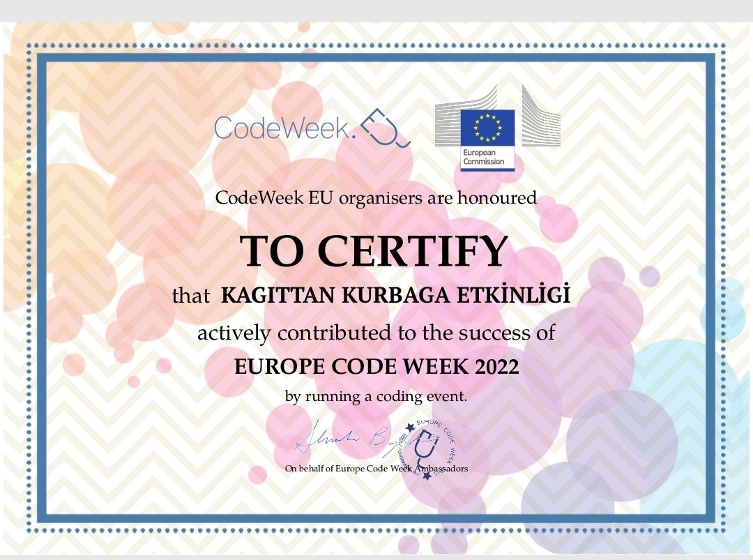 ahmedcaycioglu's tweet photo. AB Kod Haftasında biz de varız Kodlamayla BAĞLARımızı Güçlendiriyoruz Fatih İlkokulu Ahmet ÇAYCIOĞLU #Code4Baglar @Diyarbakirmem @Murat4Kucukali @BaglarKaymakam @BaglarMEM21 @Mehmet_Bulut21 @CodeweekTurkiye @CodeWeekEU @Baglarproje21 @seda_elikucuk @benanogretmen @FatihilkokuluB https://t.co/7teDshmDYM