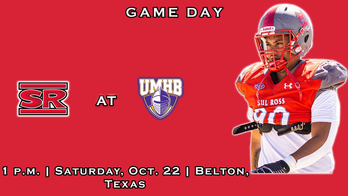 sul_sports's tweet photo. 🚨BACK IN ACTION🚨
🏈Sul Ross State at University of Mary Hardin-Baylor
⏰1 p.m.
📍Crusader Stadium | Belton, Texas
📹/ 📈: https://t.co/KHmjKR0yY6 https://t.co/MxaNC2txCN
