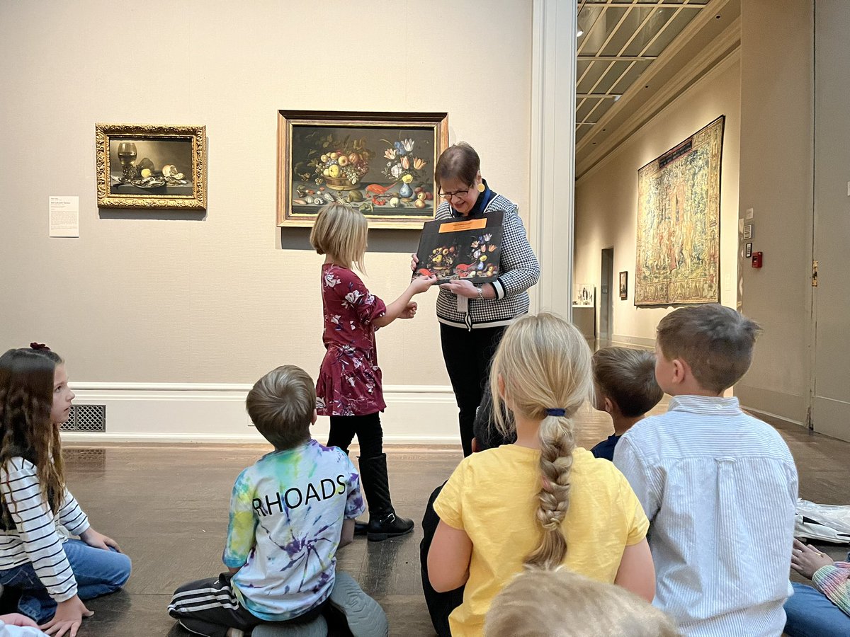 StephC4Art's tweet photo. Thank you @ToledoMuseum for giving our 2nd Graders such a fun and educational tour today! Your docents were engaging and so knowledgeable about the art. Our Comets ☄️ loved every minute 🖼 🎨. @GenoaSchools https://t.co/yCaHGiSGzw