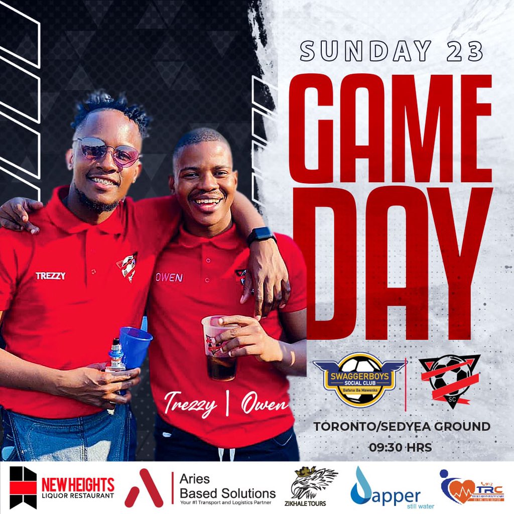 Motsoseng_SC's tweet photo. This weekend we are out in Ramotswa to play our good friends @Swaggerboys_SC, both teams plan on performing at their highest level to make sure fans are entertained 🙏🏾🙏🏾🤞🏽See you Sunday #TRC912 #DapperStillWater #AriesBasedSolutions #ZikhaleTours #LeoGroupOfCompanies #NewHeights https://t.co/JNixTVYGbh