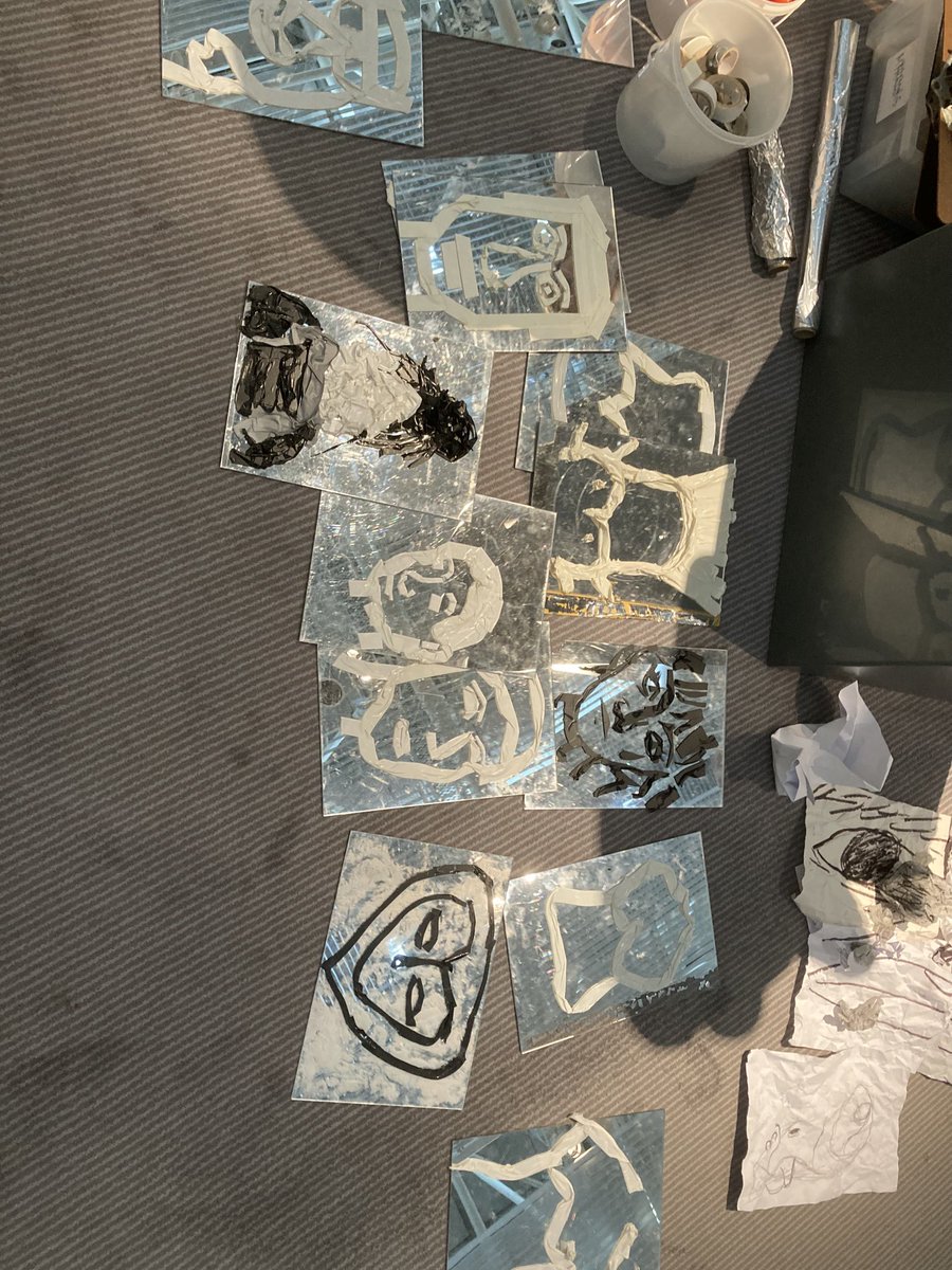MrsArtJ's tweet photo. Yr 11s had an excellent enrichment experience ⁦@SainsburyCentre⁩ today, investigating distortion and reflections during a workshop session. They made some great responses to the artwork in the gallery. Well done yr11 Artists https://t.co/bwEJeVv63T