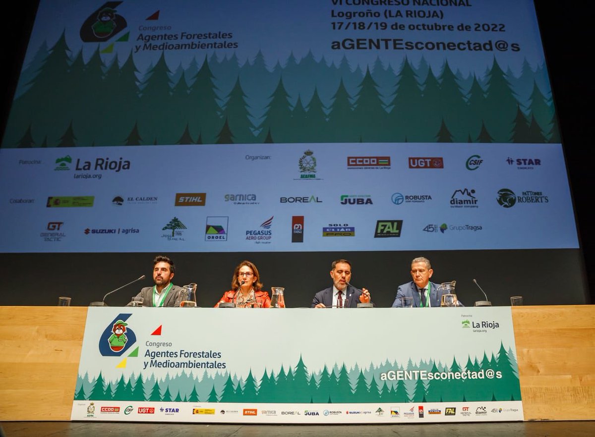 Comopunos2's tweet photo. Gran éxito en resultados y organización del VI Congreso Nacional de Agentes Forestales, celebrado en La Rioja. Un lujo poder contar con el biologo Javier Castroviejo, una institución dentro del naturalismo y la conservación de la fauna en 🇪🇸
#AgentesConectados
@lariojaorg https://t.co/YwIoHaa2vf
