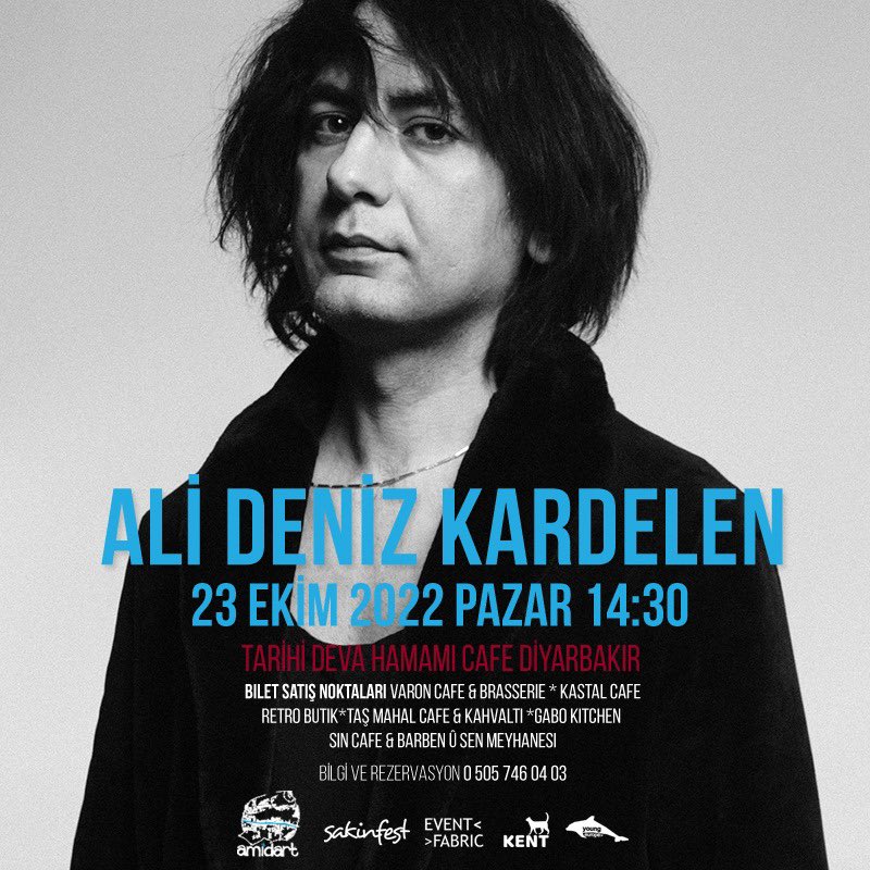 KONSER
Gitar Dinletisi
Ali Deniz Kardelen 

📍 Deva Hamamı
🗓 23.10. 2022, Pazar
⏱ 14.30

#amidart #amida #amed #konser #soloperformans #akustik #akustikgtar #soloperformance  #liveloop #livelooping #loopperformans #müzik #konser #qonsert #gitar #freetless #diyarbakır