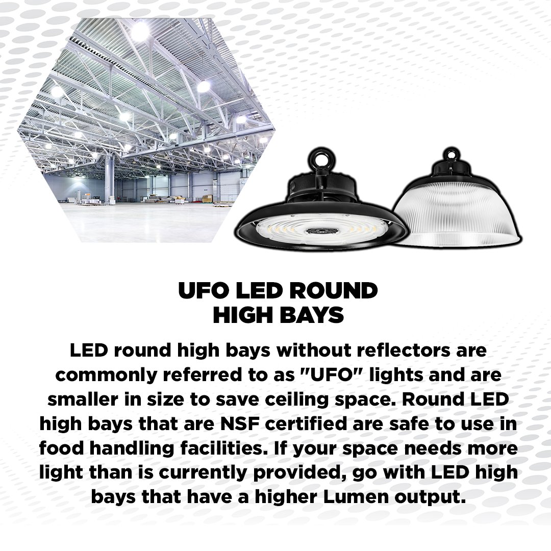 LED round high bay fixtures provide brighter and longer-lasting light. Round LED high bay fixtures generate very little heat and have no bulbs to replace, saving money on maintenance and cooling costs. Shop here at 1000Bulbs
#industriallighting #industrialdesign #industrial #led