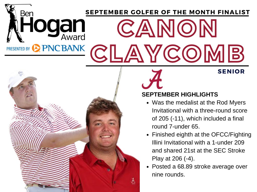 Ben Hogan Award presented by Baird tweet media