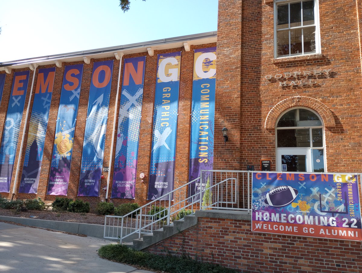 We're ready for @ClemsonUniv homecoming at Godfrey Hall, are you? Can't wait to see @ClemsonGC alumni on Saturday 9-11am!