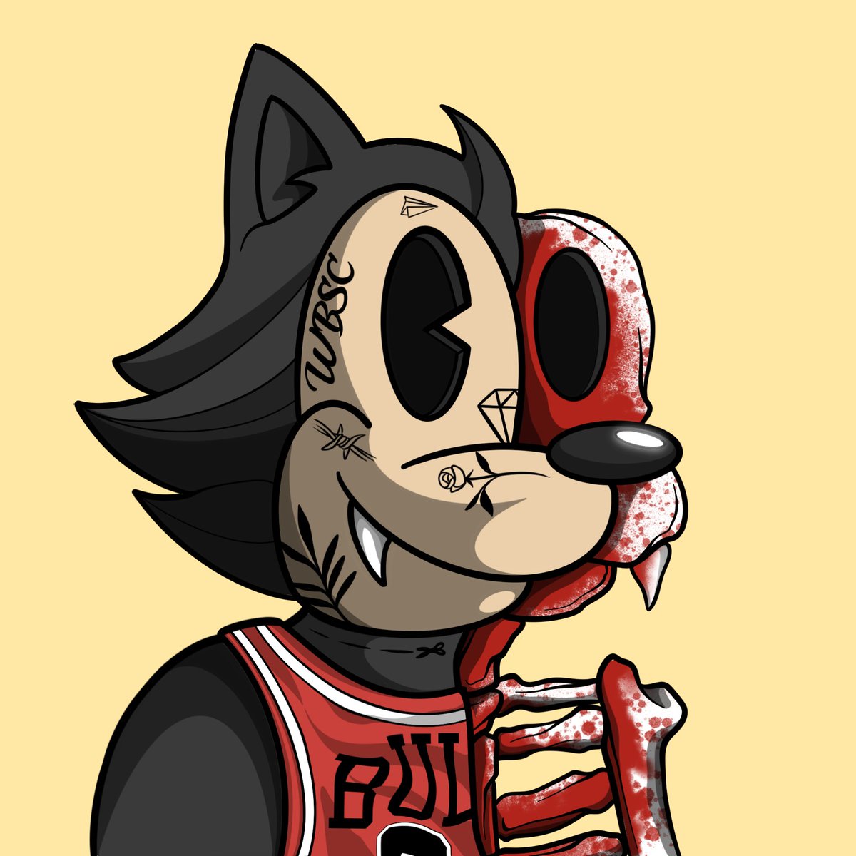 wulfboysocial's tweet photo. It's Wulf Boy Wednesday, baby! 🐺🍻

Day 19: 👻🎃

Lets do a secret raffle for Holders in the Discord today, and while we're at it - lets show an example of Phase 1 and Phase 2 Wulf Boys, side by side.🐺🌌

What traits are y'all looking forward to seeing?! 

AWOOOOO! 🐺

#WBSC https://t.co/siCWzhPVN8