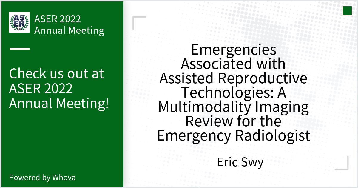 Come check out our Poster at ASER 2022 Annual Meeting.  - via #Whova event app ⁦<a href="/SD_HW/">carl flink</a>⁩ ⁦<a href="/UCRadRes/">UCRadRes</a>⁩ #radres #ASER2022