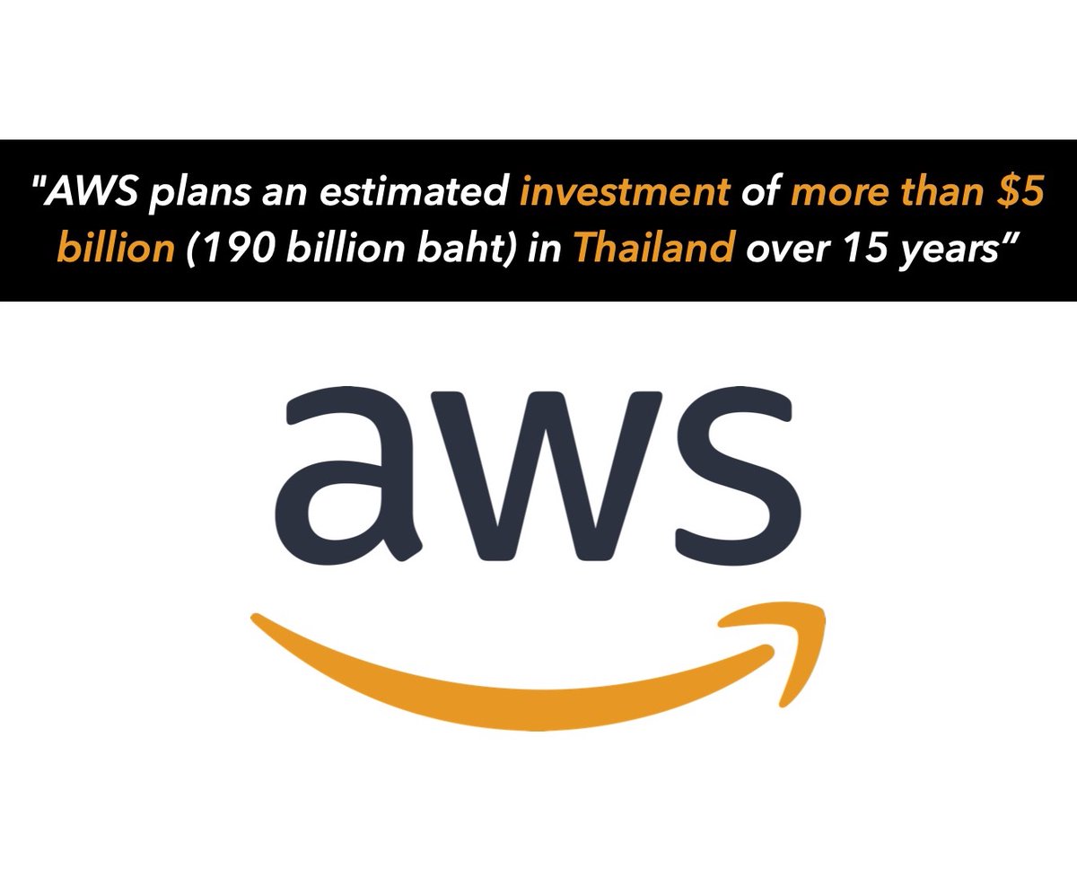 thaitrade_usa's tweet image. AWS to Launch an Infrastructure Region in Thailand, investing more than 190 billion baht in Thailand over 15 years (Read more: thaitradeusa.com/news/3583) 
#thailand #AWS #AWSAmazon #Amazon