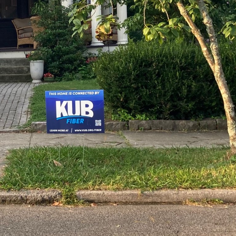 KnoxKUB's tweet photo. We heard your requests, and now it's here... Internet in Knoxville just got an upgrade. @knoxnews has an update on what you need to know about KUB Fiber. Check out the article here https://t.co/TIVbJSZmIl https://t.co/QuTKTkqYk9