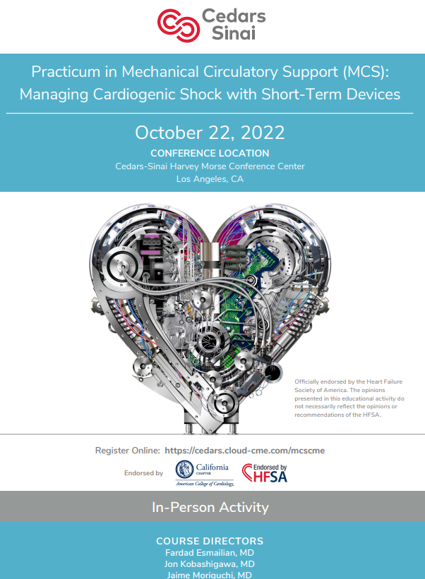 Spread the word! Registration is still open.💚 cedars.cloud-cme.com/mcscme #CedarsSinai #CME #MCS