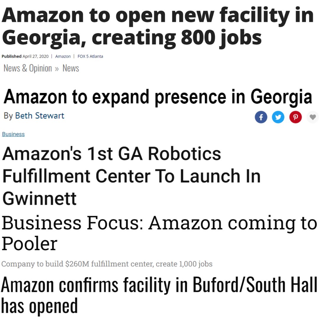 forrespect's tweet photo. @Amazon execs have been QUICK to build facilities & warehouses in Georgia & Atlanta but when it comes time to paying their associates a living wage, they drag their feet.🥱
#AmazonATL #ATL6 https://t.co/6VGnaGDEpe
