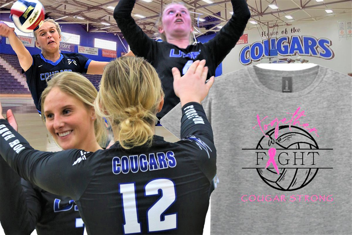 Cougar fans, the fundraiser for <a href="/USFVballCougars/">USF Vball Cougars</a> can be found at the landing page here - fundly.com/together-we-fi… 
In addition to the paper breast cancer ribbons, there will also be t-shirts Next week, and custom bracelets and cupcakes will be added to the mix! #CougarsWearPink