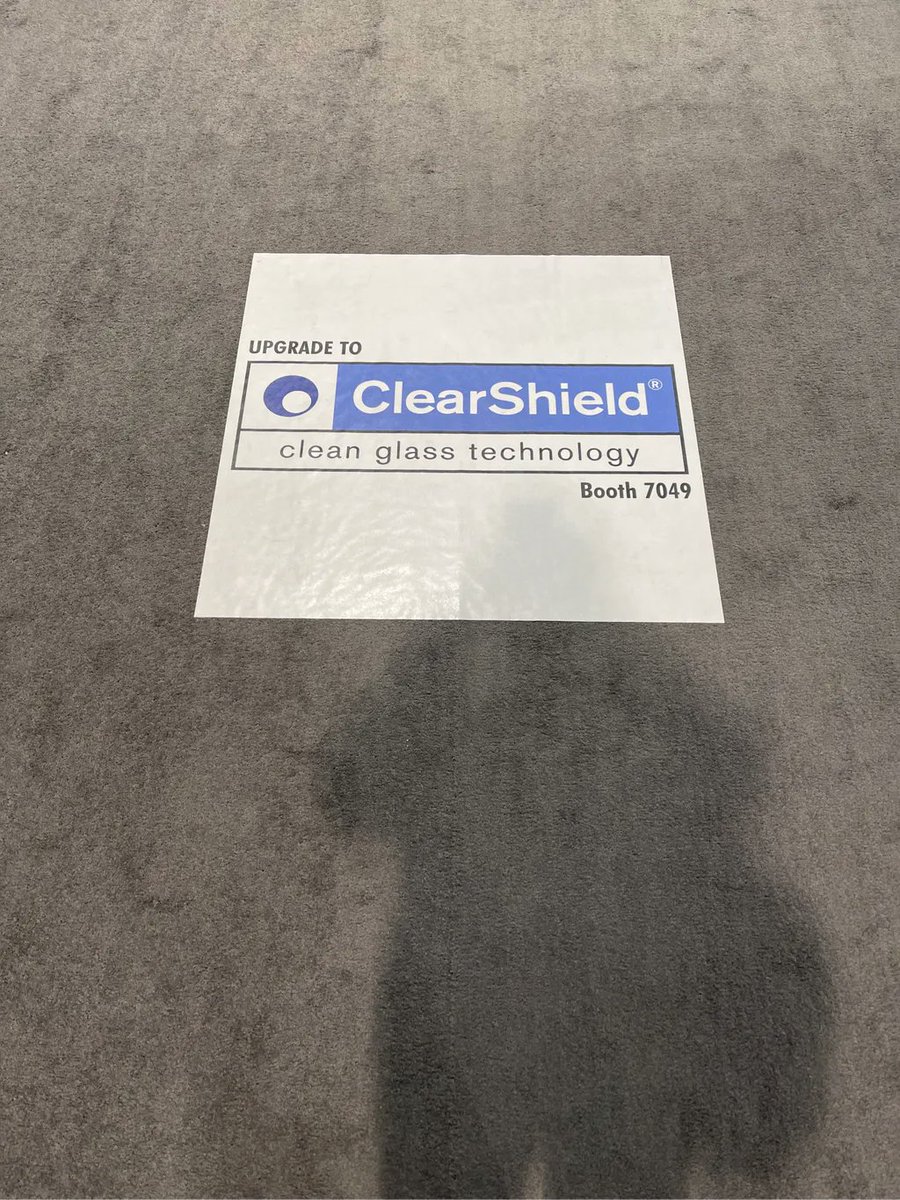 ClearShieldNA's tweet photo. Day 2 of #Glassbuild has started. Swing by booth 7049 to learn what new with #ClearShield this year!
Upgrade your glass today!! https://t.co/nTFY2TMmbA