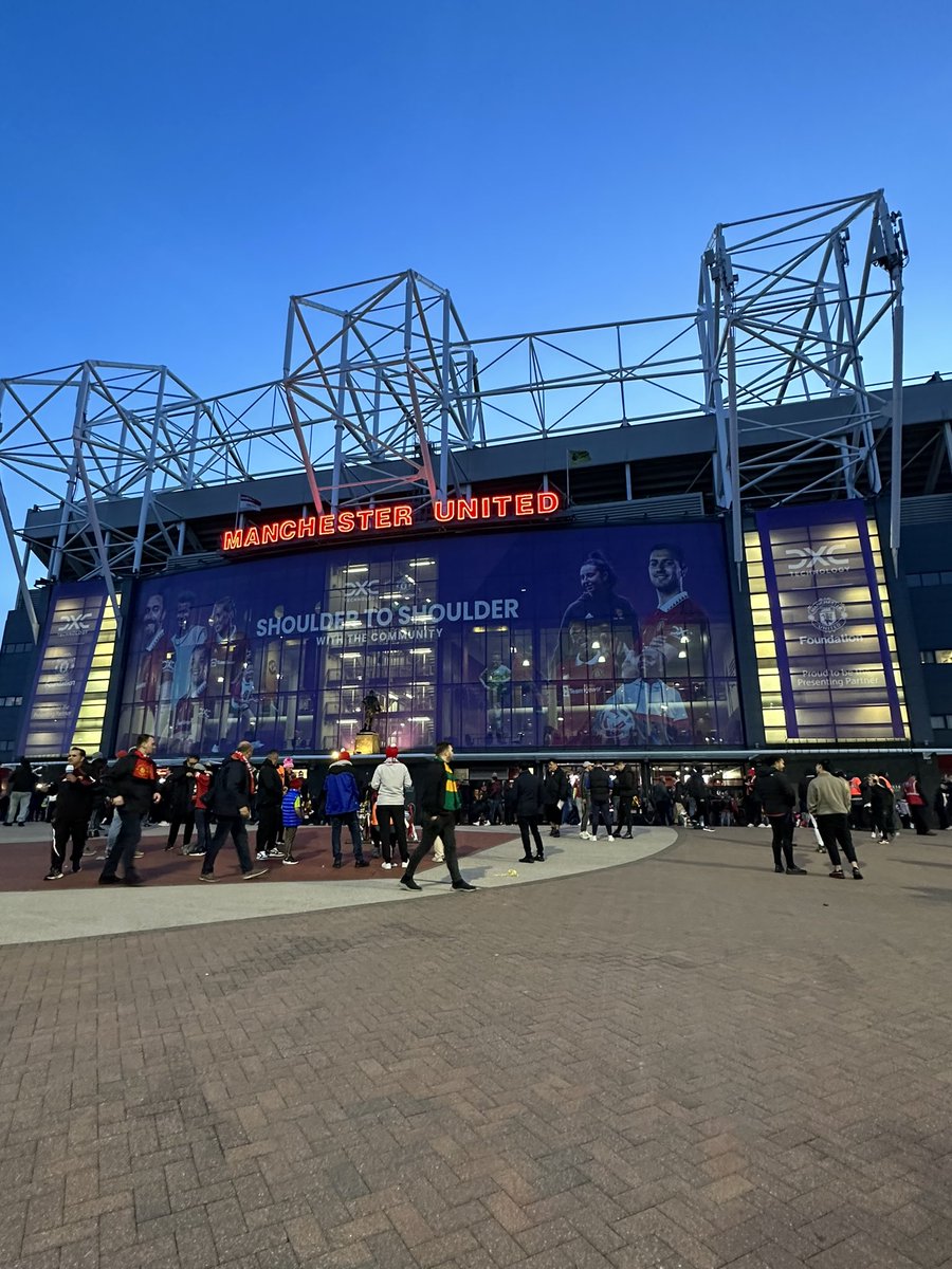 Big one tonight. Come on United! ⚽️